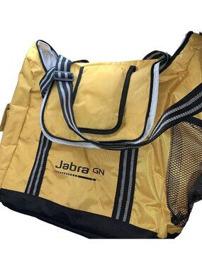 Jabra GN Cooler Bag Yellow Insulated Large with Zipper Handles 7in x 15in x 15in